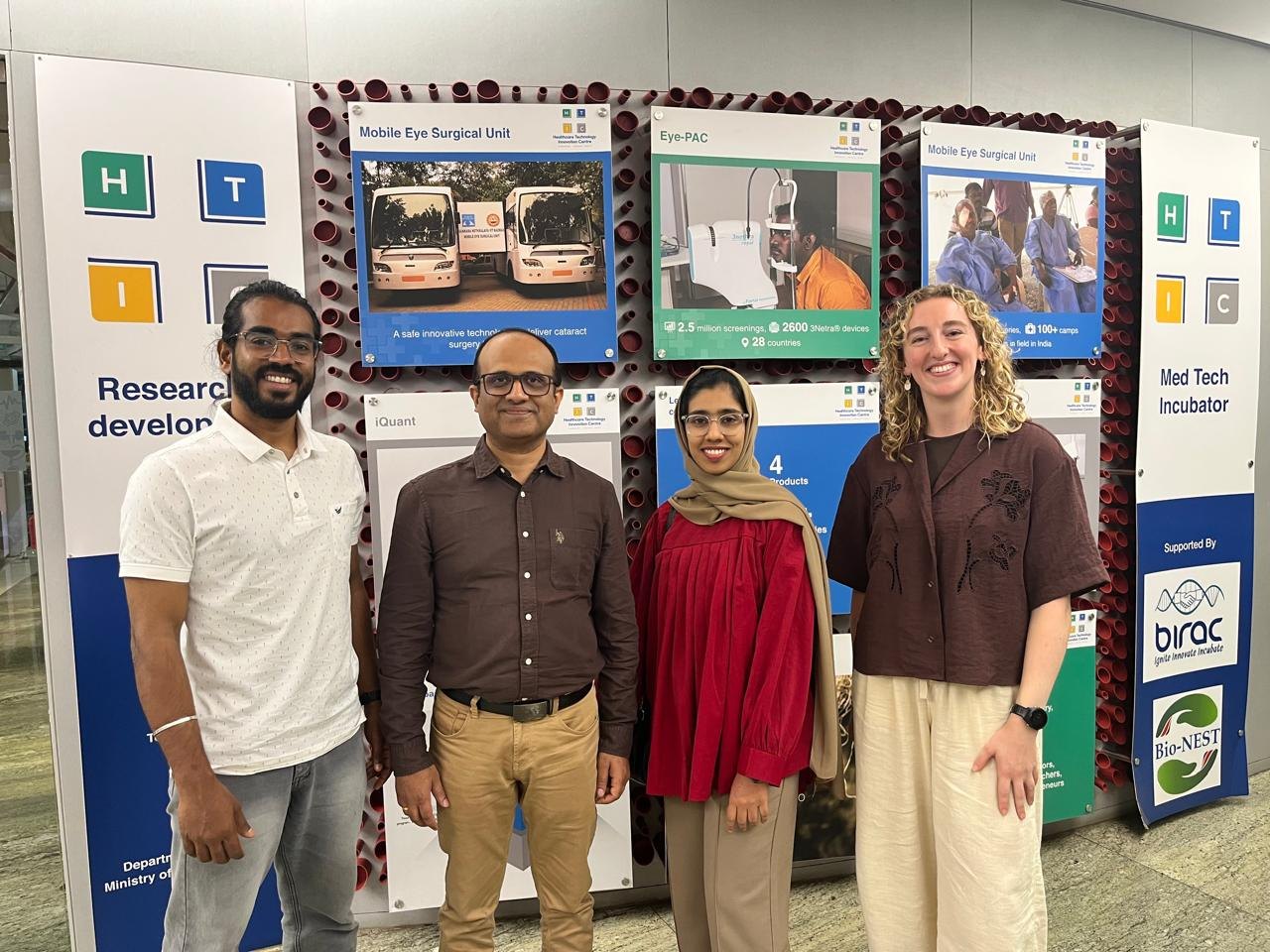 Dr. Sachin with research collaborators